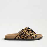 Sam Edelman | Darla Buckle Slide Sandal- Tan Leopard