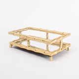 8 Oak Lane | Gold Bamboo Guest Towel Tray