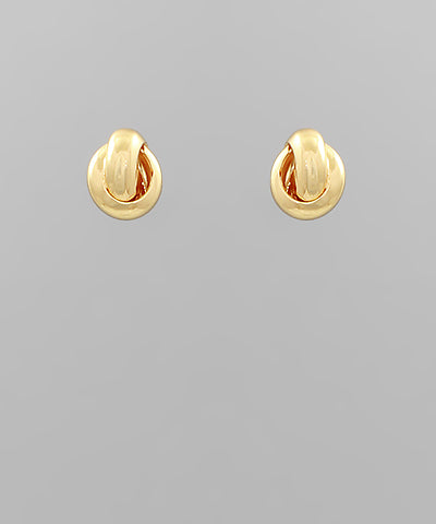 Madison's Exclusive | Love Knot Metal Earrings