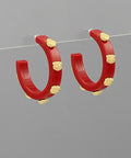 Madison's Exclusive | Saturday Spirit Hoop Earrings