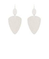 Madison's Exclusive | Leaf & Oval Dangle Earrings