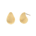 Madison's Exclusive | Spiral Textured Dome Shaped Earrings