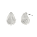 Madison's Exclusive | Spiral Textured Dome Shaped Earrings
