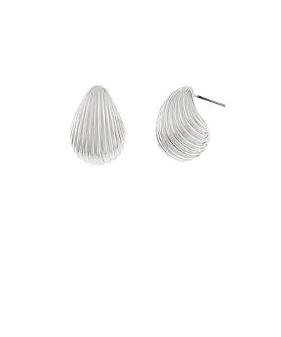 Madison's Exclusive | Spiral Textured Dome Shaped Earrings