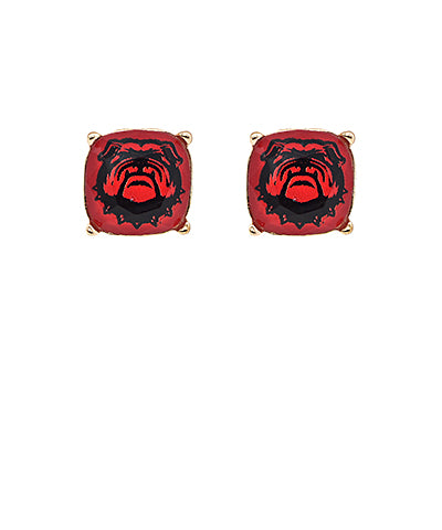 Madison's Exclusive | Bulldog Pride Stud Earrings