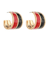 Madison's Exclusive | Rivalry Hoop Earrings