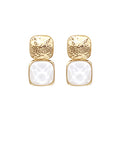 Madison's Exclusive | Bold Stone & Metal Earrings