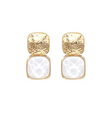 Madison's Exclusive | Bold Stone & Metal Earrings