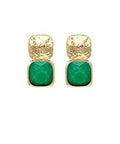 Madison's Exclusive | Bold Stone & Metal Earrings