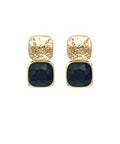 Madison's Exclusive | Bold Stone & Metal Earrings