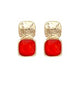 Madison's Exclusive | Bold Stone & Metal Earrings