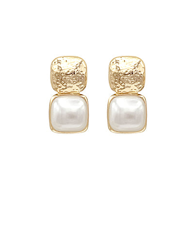 Madison's Exclusive | Bold Stone & Metal Earrings