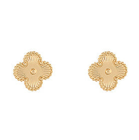 Madison's Exclusive | Gold Clover Studs