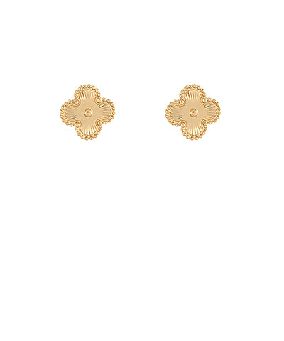 Madison's Exclusive | Gold Clover Studs
