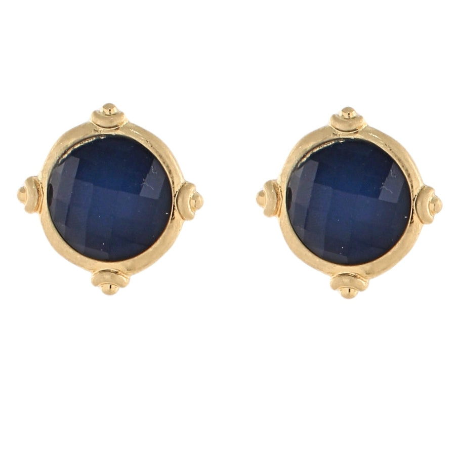 Madison’s Exclusive | Classic Gemstone Stud Earrings