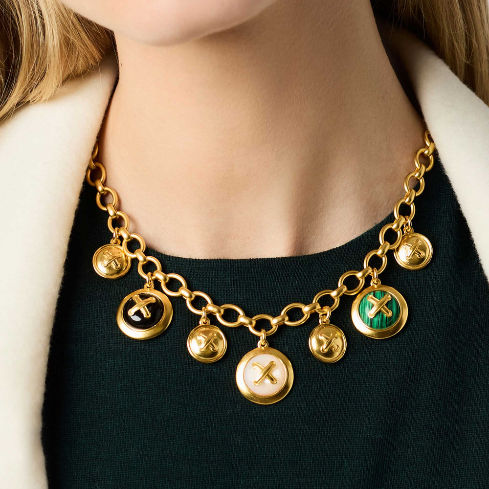 Julie Vos | Essex Charm Necklace - Multi Stone