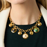 Julie Vos | Essex Charm Necklace - Multi Stone