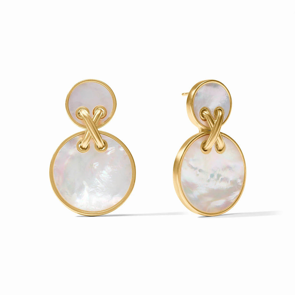 Julie Vos | Essex Statement Earring in Mother of Pearl