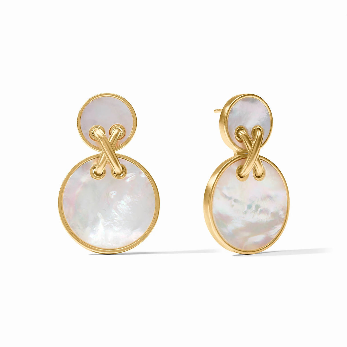 Julie Vos | Essex Statement Earring in Mother of Pearl
