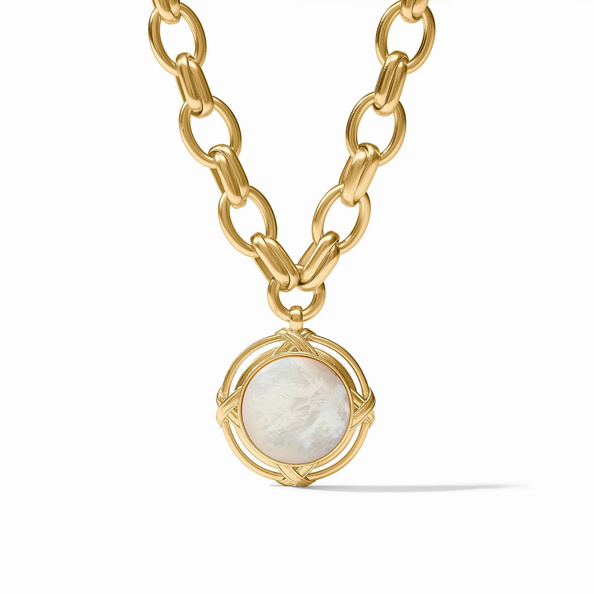 Julie Vos | Essex Statement Necklace - Mother of Pearl