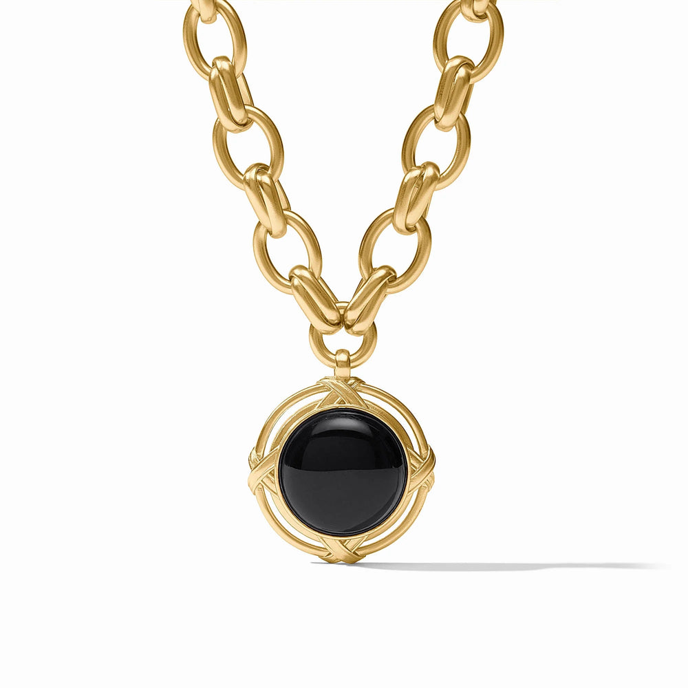 Julie Vos | Essex Statement Necklace - Obsidian Black