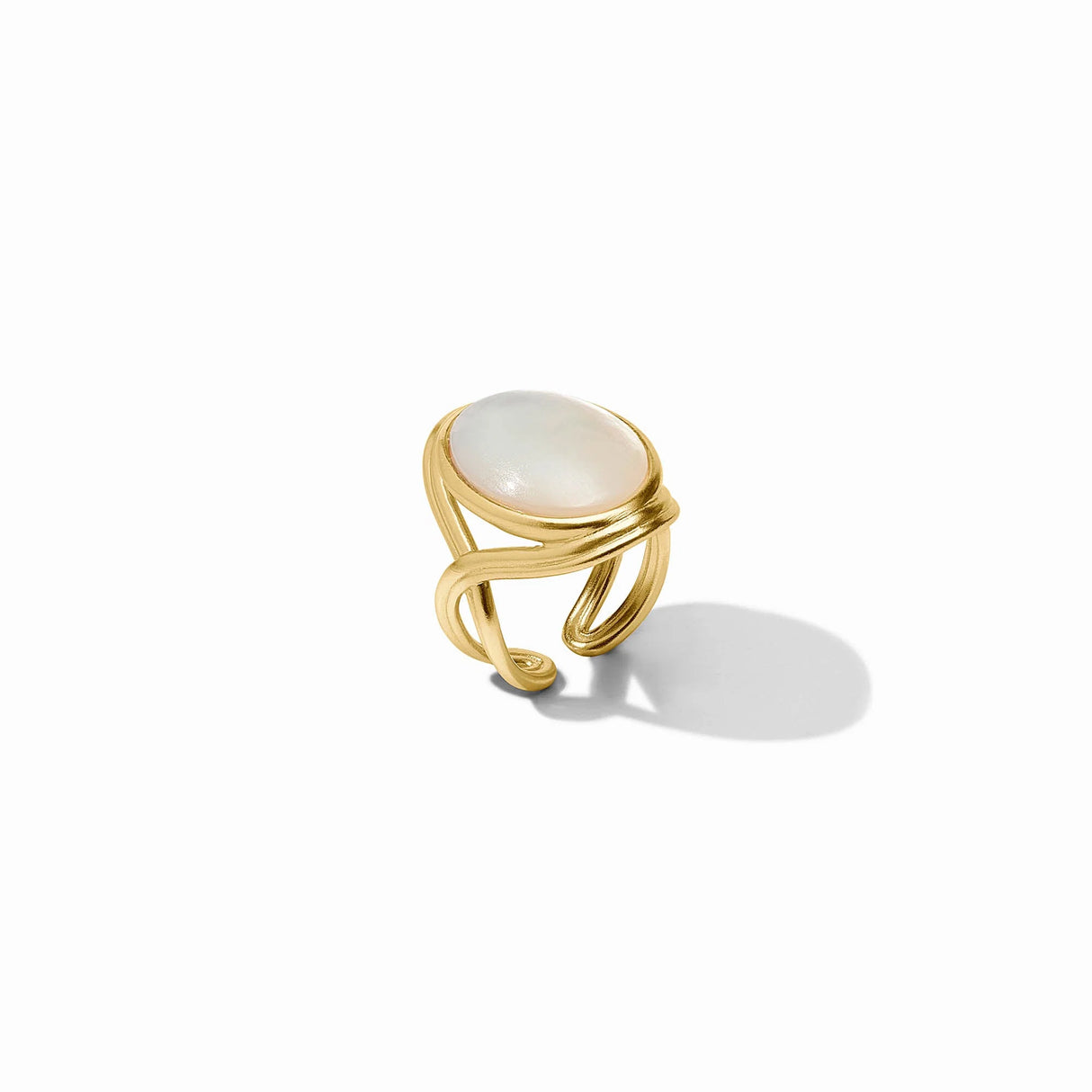 Julie Vos | Essex Statement Ring in Mother of Pearl