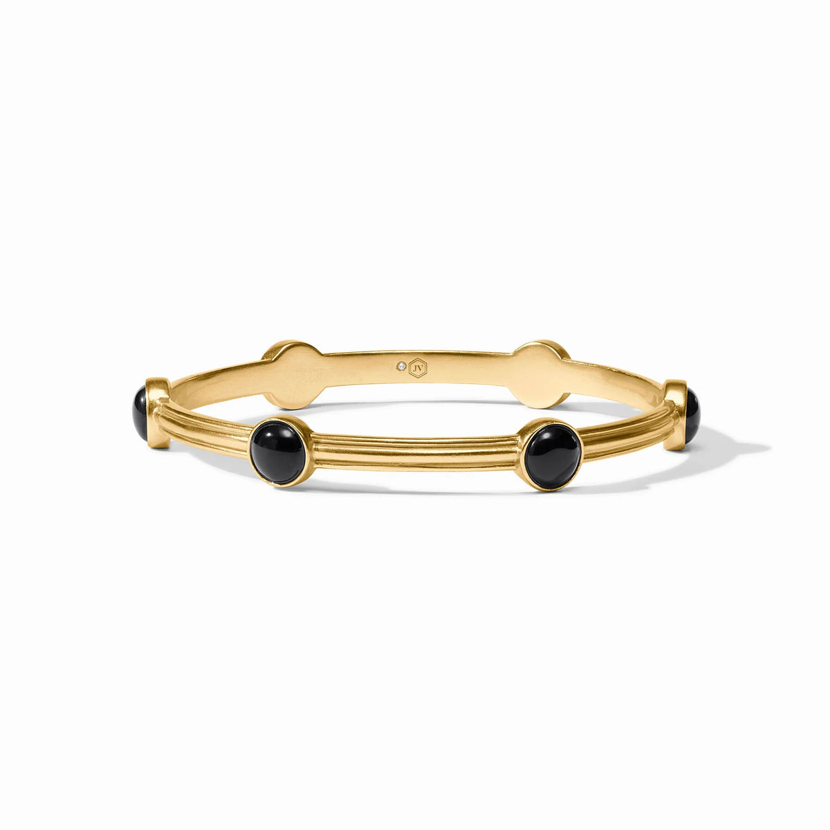 Julie Vos | Essex Stone Bangle - Obsidian Black