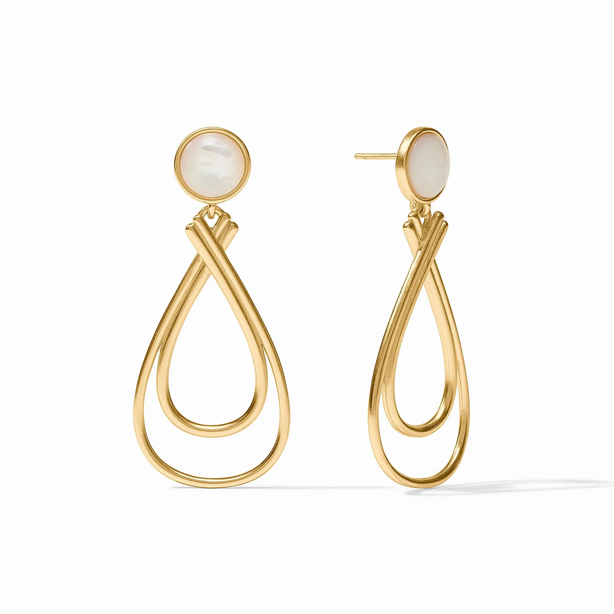 Julie Vos | Essex Stone Earring - Mother of Pearl