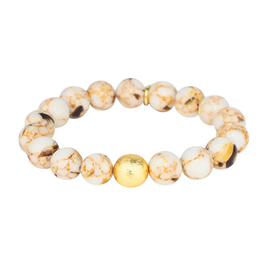 BuDhaGirl | Marble Beaded Bracelet - Etoile