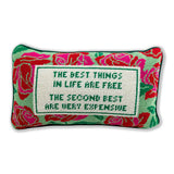 Furbish | Expensive Needlepoint Pillow