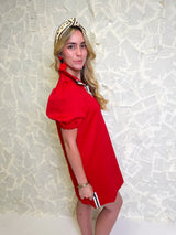 Mary Square | Andie Dress in Red