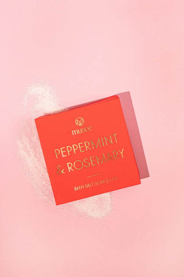 Musee Bath | Peppermint & Rosemary Mini Salt Soak