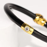 BuDhaGirl | Fauna Lion All Weather Bangle® (AWB®) - Black