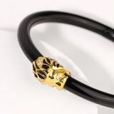 BuDhaGirl | Fauna Lion All Weather Bangle® (AWB®) - Black