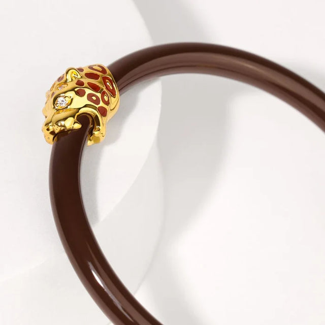 BuDhaGirl | Fauna Panther All Weather Bangle® (AWB®) - Chocolate