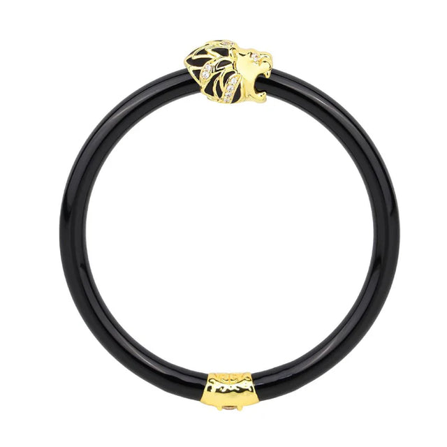 BuDhaGirl | Fauna Lion All Weather Bangle® (AWB®) - Black