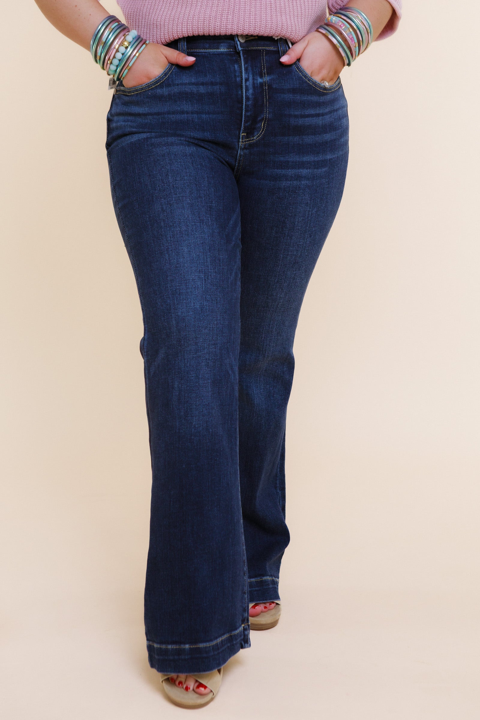 Judy Blue | High Waisted Petite Trouser Flare