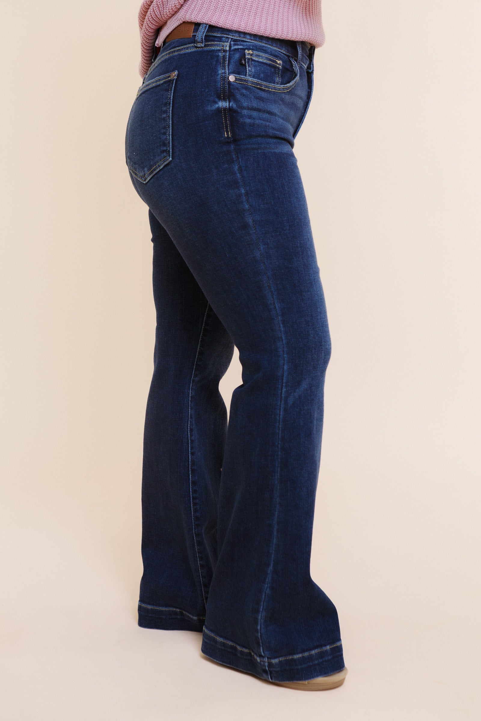 Judy Blue | High Waisted Petite Trouser Flare