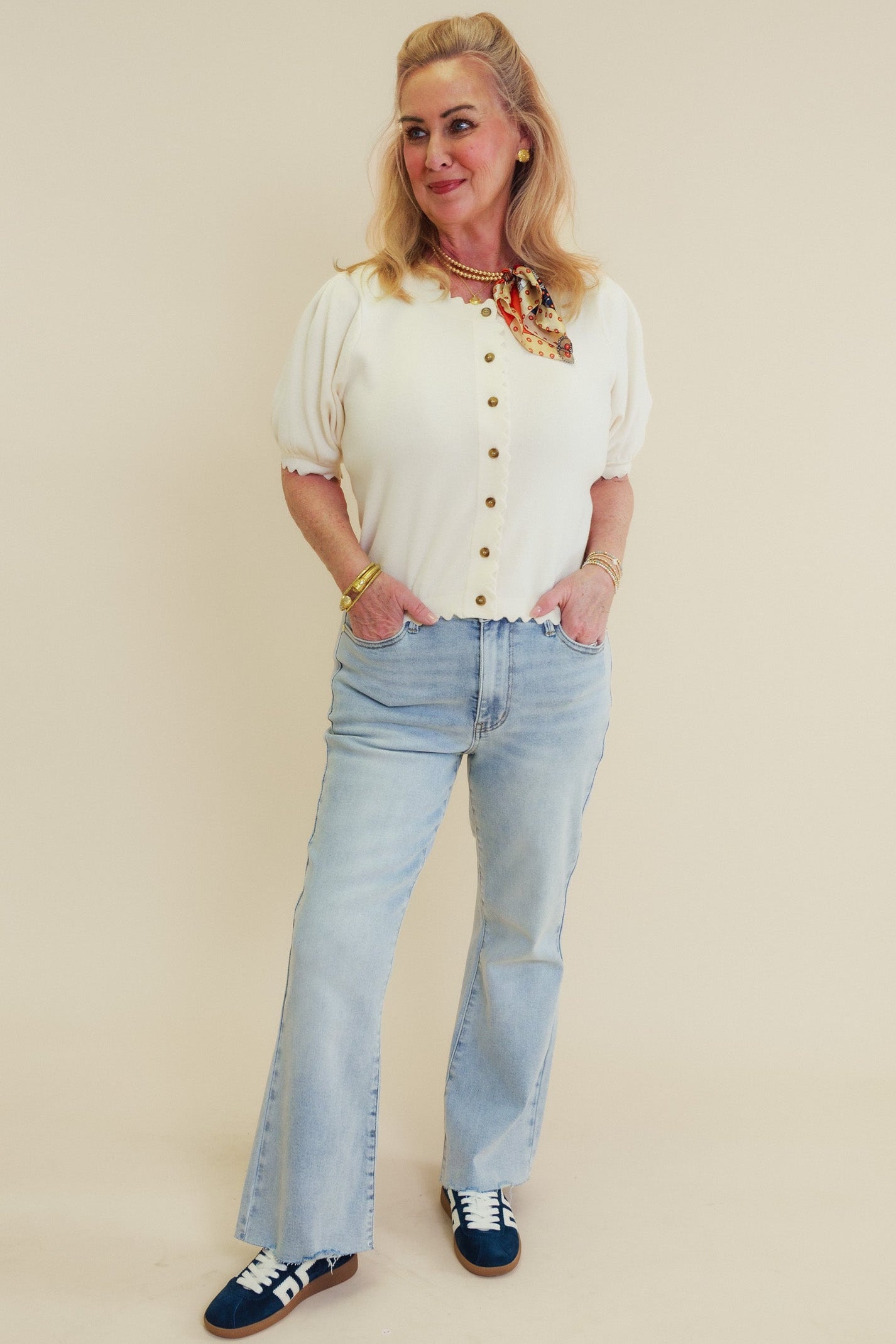 The Scalloped Charm Top