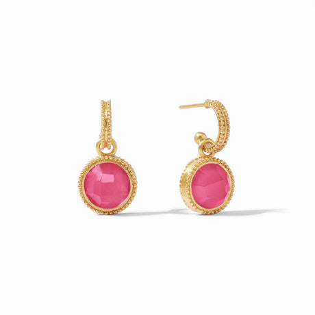 Julie Vos | Fleur-de-Lis Hoop & Charm Earring