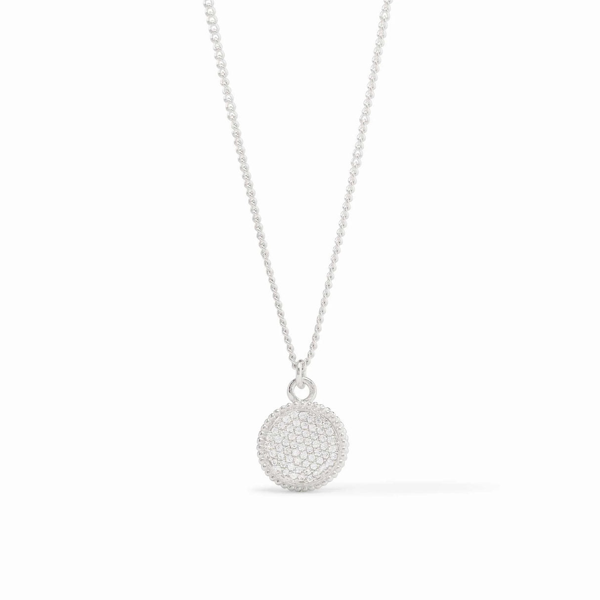 Julie Vos | Fleur-de-Lis Solitaire Necklace - Silver