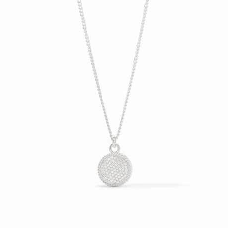 Julie Vos | Fleur-de-Lis Solitaire Necklace - Silver