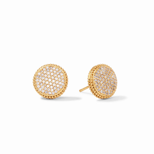 Julie Vos | Fleur-de-Lis Pave Stud