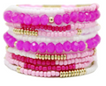 Multi Row Stretch Color Bracelet