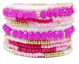 Multi Row Stretch Color Bracelet