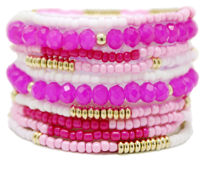 Multi Row Stretch Color Bracelet