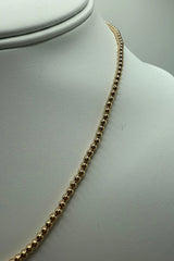 Enewton | 17" Choker Classic Gold 3mm Bead - Signature Cross Gold Charm