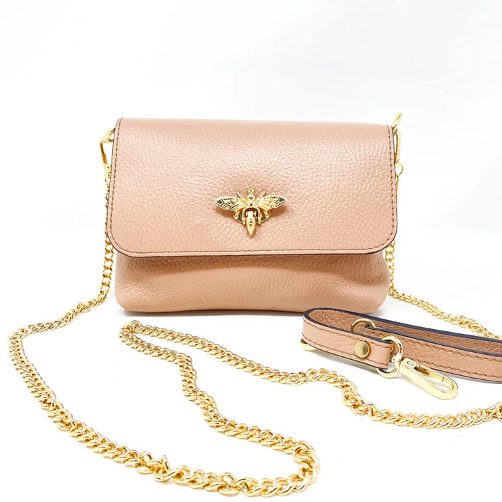 Leather Butterfly Crossbody