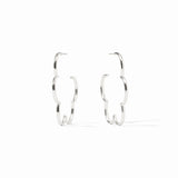 Julie Vos | Gardenia Hoop - Silver
