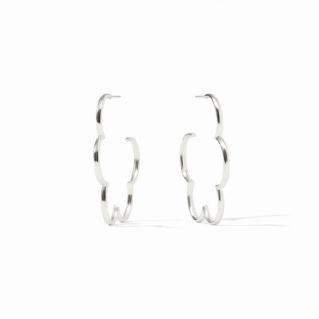 Julie Vos | Gardenia Hoop - Silver